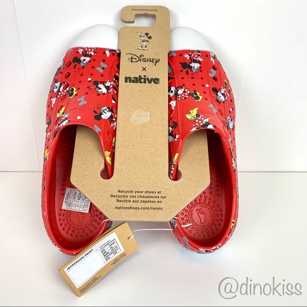 Disney x Native Minnie Mouse Jefferson Print Shoes - Picture 5 of 10